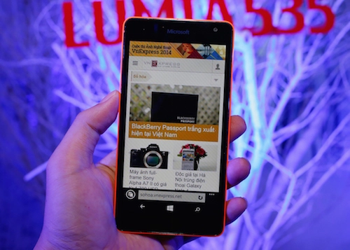 Microsoft lumia 535 về việt nam giá 35 triệu đồng - 1