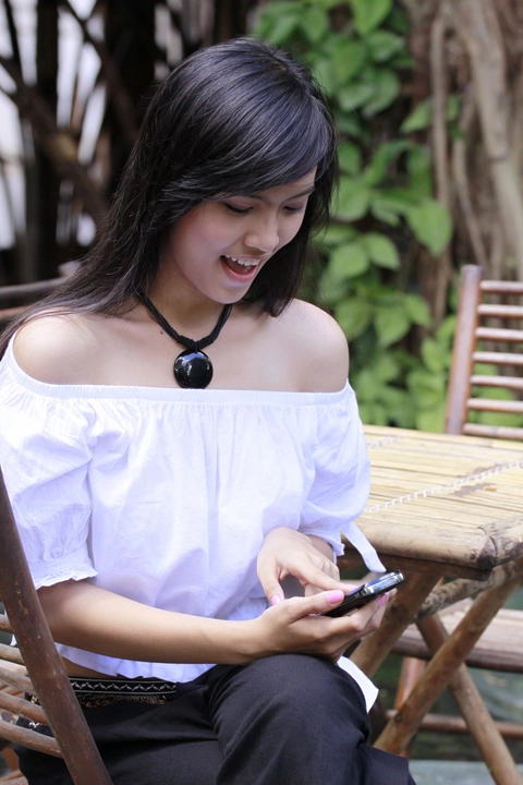 Miss teen duyên dáng cùng pda phone - 8