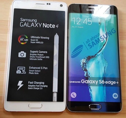 Mô hình s6 edge plus đọ dáng galaxy note 4 - 1