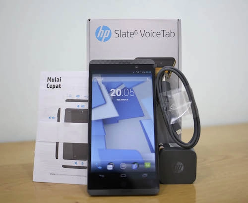 Mở hộp hp slate 6 voice tab - phablet 2 sim tầm trung - 1