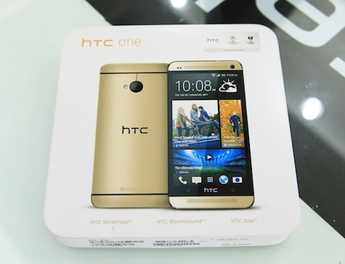 Mở hộp htc one phiên bản màu vàng - 1