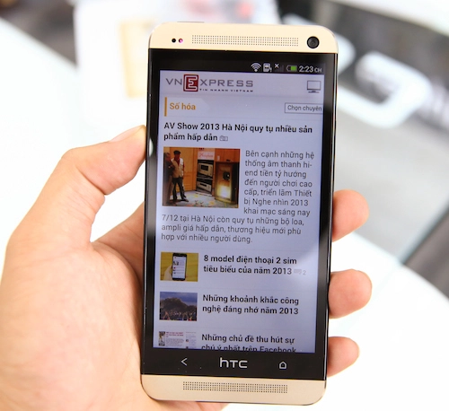 Mở hộp htc one phiên bản màu vàng - 3