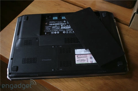 Mở hộp laptop hp dm3t - 5