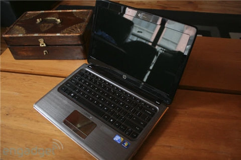 Mở hộp laptop hp dm3t - 10