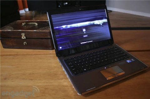 Mở hộp laptop hp dm3t - 12