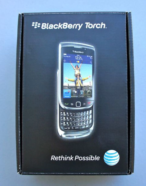 Mở hộp và mổ bụng blackberry torch - 1