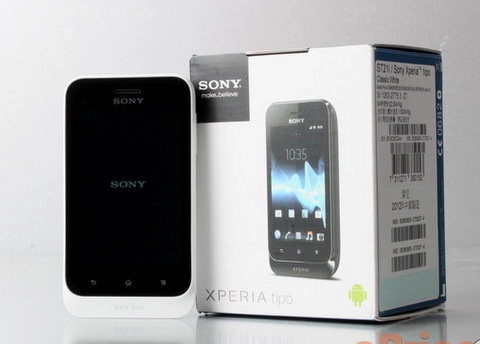 mở hộp xperia tipo chạy android 40 giá 4 triệu đồng - 1