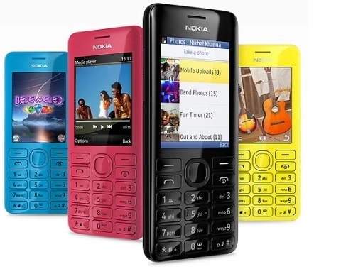 Nokia asha 205 và 206 với nút facebook giá 62 usd - 2