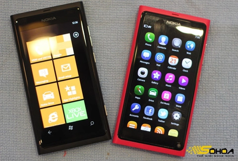 Nokia lumia 800 so dáng với n9 - 2