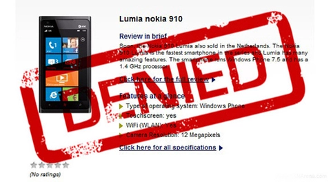 Nokia phủ nhận thông tin về lumia 910 - 1