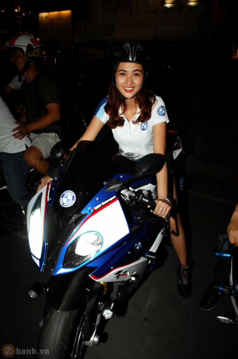 Nữ biker xinh đẹp chạy môtô trong ngày ra mắt bmw riders saigon club - 6
