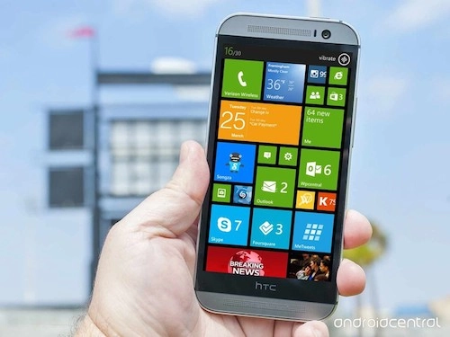 One m8 chạy windows phone có cấu hình giống hệt bản android - 1
