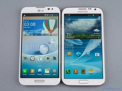 Optimus g pro đọ dáng với galaxy note ii - 1