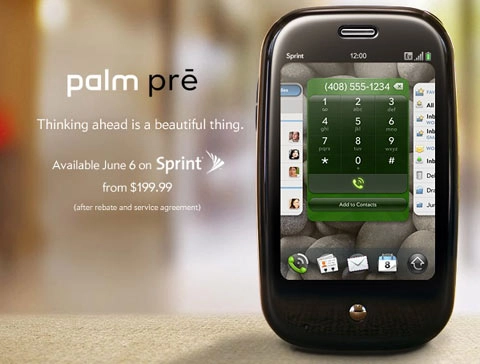 Palm pre giá bằng iphone 8 gb - 1