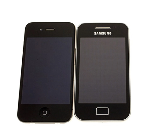 Samsung galaxy ace giống iphone 4 - 5