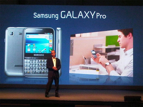 Samsung ra mắt galaxy pro với bàn phím qwerty - 1