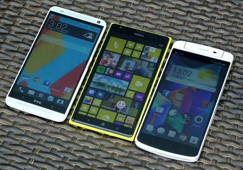 So sánh bộ ba smartphone full hd khổng lồ - 1