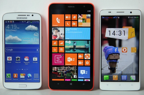 So sánh bộ ba smartphone màn hình lớn giá tốt - 3