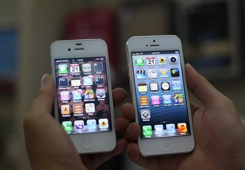 So sánh iphone 5 và iphone 4s - 1