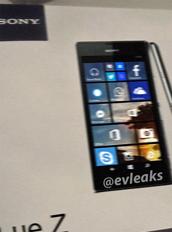 Sony có thể ra điện thoại windows phone mang tên lue z - 1