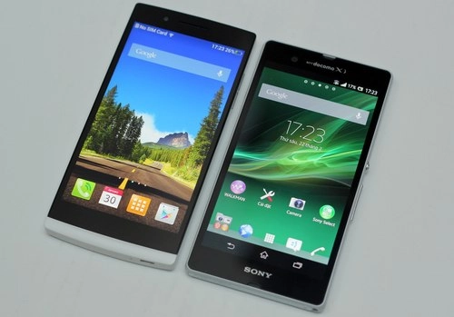 Sony xperia z đọ dáng với oppo find 5 - 1