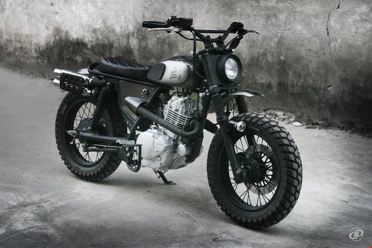 Suzuki gn250 độ phong cách scrambler của biker 9x việt lên báo tây - 1