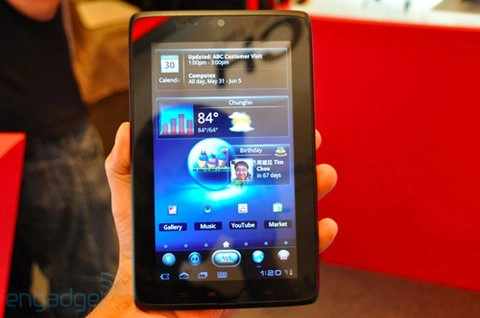 Tablet android honeycomb 7 inch đầu tiên trên thế giới - 1