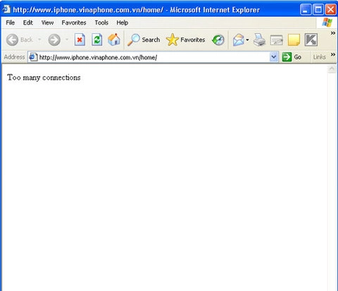 Trang web vinaphone tê liệt vì iphone 4 - 1