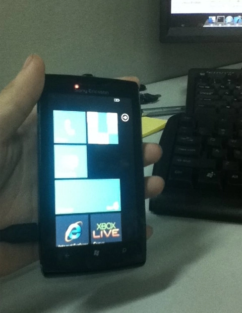 Windows phone 7 của sony ericsson rò rỉ - 2