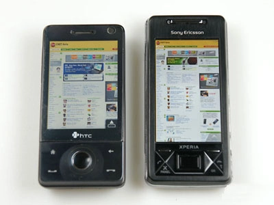 Xperia x1 vs touch pro - 6