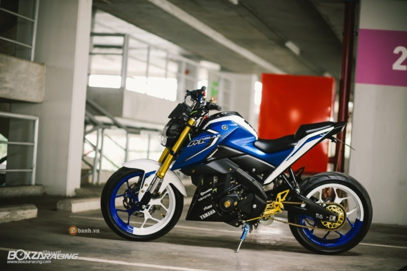 Yamaha m-slaz độ ấn tượng với phiên bản blue machine - 2