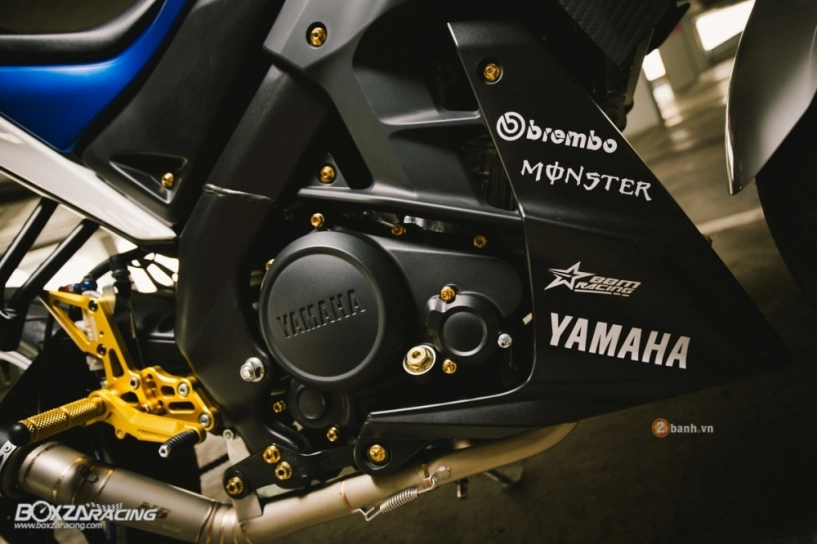 Yamaha m-slaz độ ấn tượng với phiên bản blue machine - 7