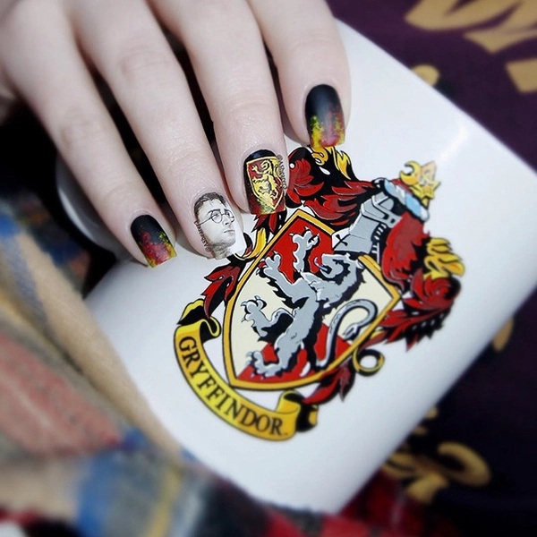 15 mẫu móng tay nail ma thuật đẹp 2016 cho tín đồ harry potter - 12