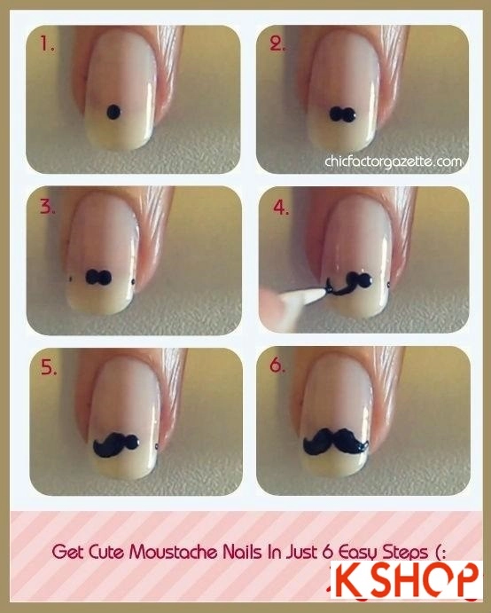 9 cách vẽ nail họa tiết đơn giản đẹp vô cùng dễ thương cho nàng cá tính - 5