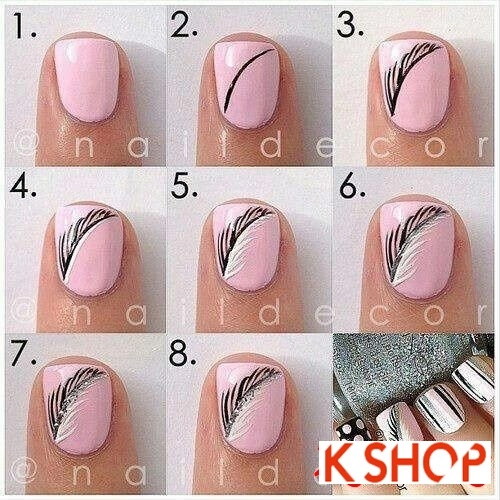 9 cách vẽ nail họa tiết đơn giản đẹp vô cùng dễ thương cho nàng cá tính - 6