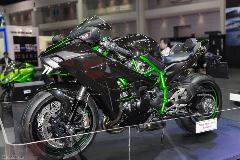 Ảnh thật tế kawasaki h2 tại bangkok motor show 2015 - 1