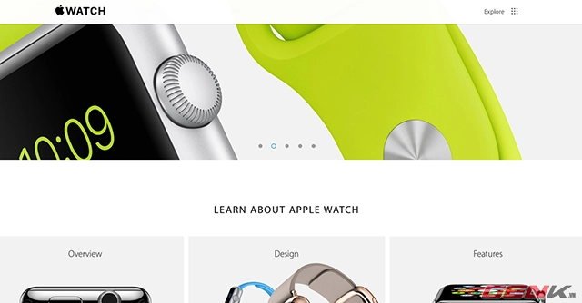 Applecom thay đổi giao diện phẳng sau sự kiện ra mắt iphone 6 và smartwatch - 2