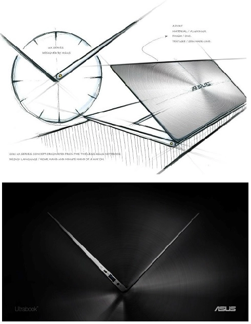 Asus zenbook ux301 mang cảm hứng thiết kế từ đồng hồ đeo tay cao cấp - 2