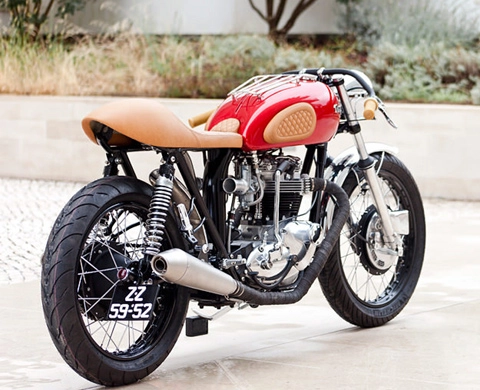 Bản độ café racer của triumph tr6r - 7