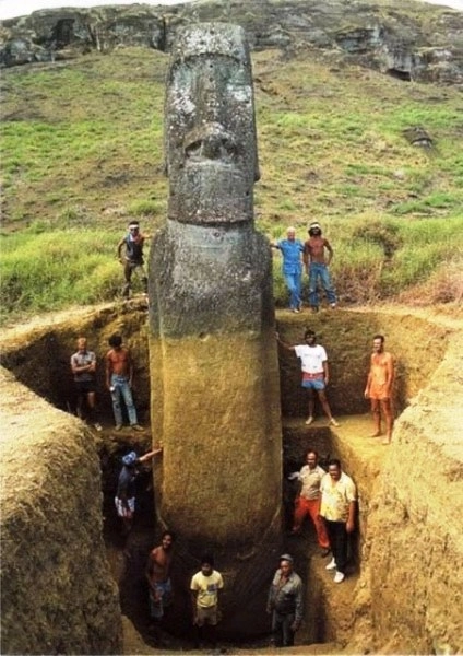 Bí ẩn về tượng đầu người ở đảo phục sinh có thân nằm dưới đất - 6