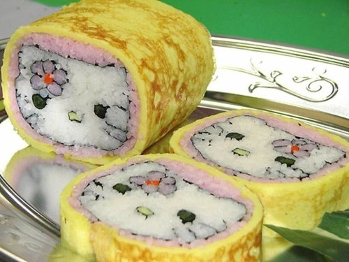 Bộ sưu tập các tác phẩm sushi dễ thương và ngộ nghĩnh p1 - 16