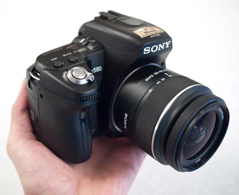 Cận cảnh sony a580 quay video full hd - 2