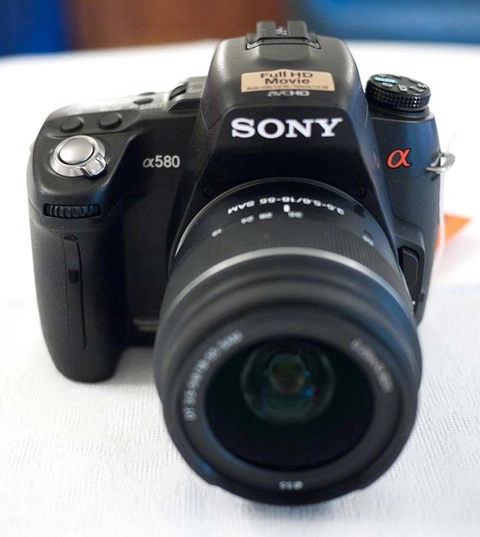 Cận cảnh sony a580 quay video full hd - 3