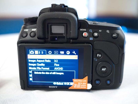 Cận cảnh sony a580 quay video full hd - 7