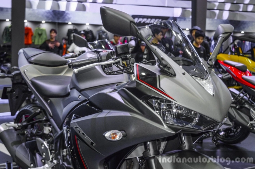 Cận cảnh yamaha r3 2016 phiên bản xám mờ tại bangkok motor show - 5