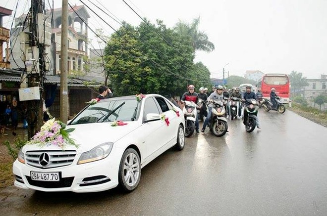 Dàn xe 30 chiếc honda sh 2012 đi rước dâu ở hà nội - 6