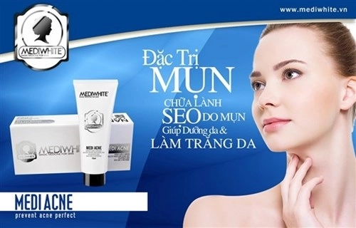 Đánh bật mụn tuổi dậy thì với kem trị mụn trắng da medi white - 2