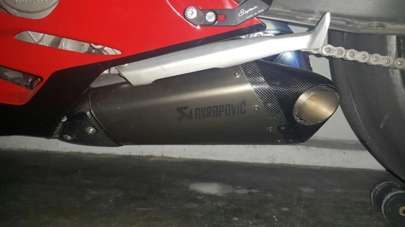 Ducati 1199 panigale s độ pô akrapovic - 4