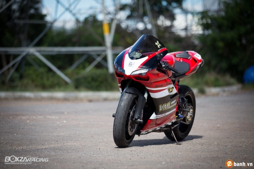 Ducati 848 evo độ đầy nổi bật với phong cách xe đua - 3