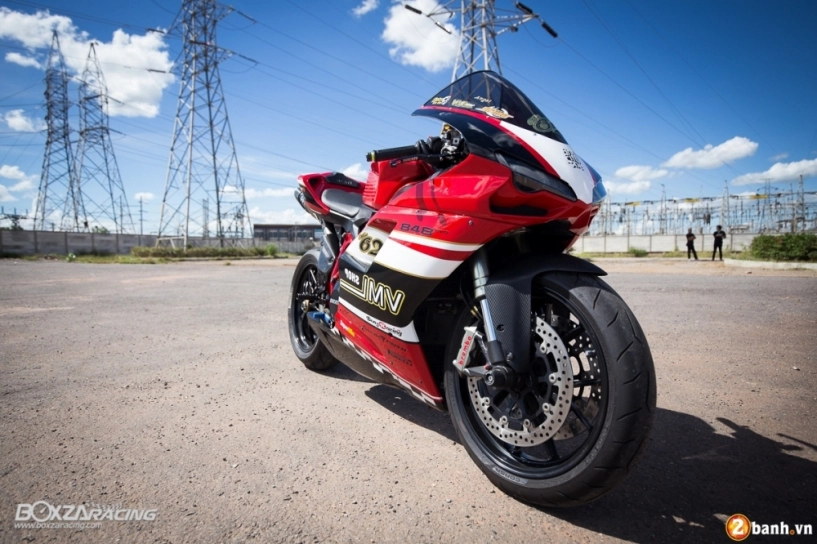 Ducati 848 evo độ đầy nổi bật với phong cách xe đua - 4